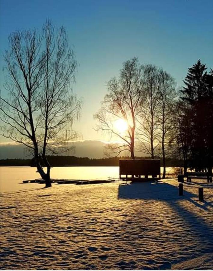 Lake Apartment Visaginas Bagian luar foto